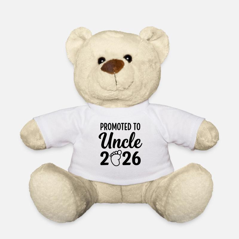 Promoted To Uncle 2026 - Teddy - Weiß