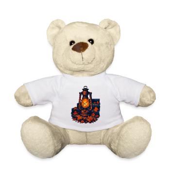 Dark Academia Automne Vibes Lanterne Autumnal - Nounours - blanc - Devant