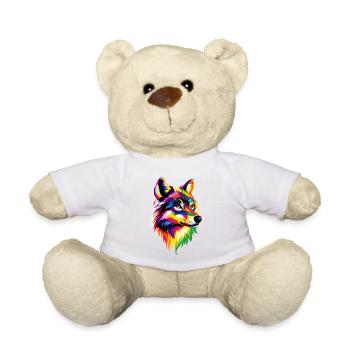 Wolf Love Wolves Wolf Pack Wolfhound Wild Wolf - Teddy Bear - white - Front