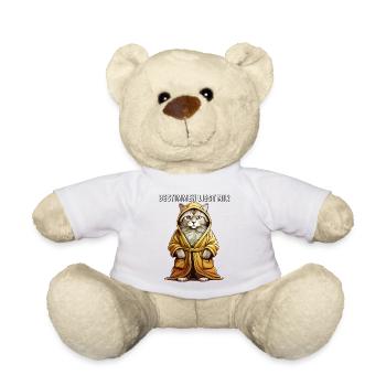 PEIGNOIR POUR CHAT DÉTERMINER EST MA CLÉ - Nounours - blanc - Devant