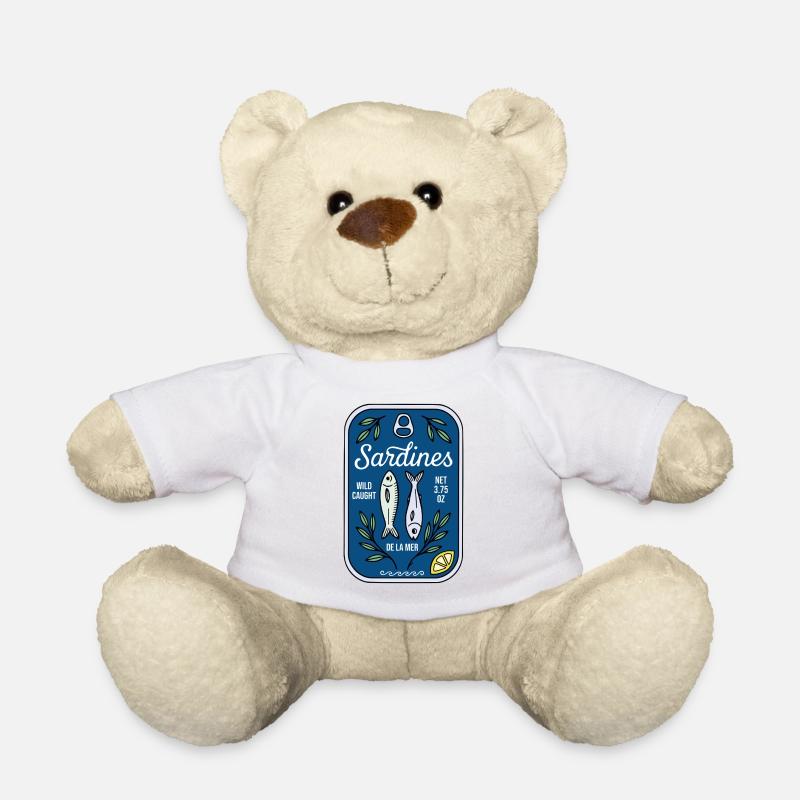 Sardinen - Teddy - Weiß