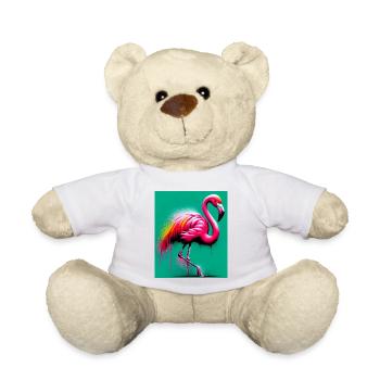 Flamant - Nounours - blanc - Devant