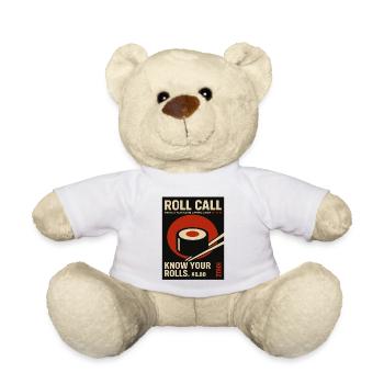 Roll Call Sushi Fake Magazin - Teddy - Weiß - Vorne