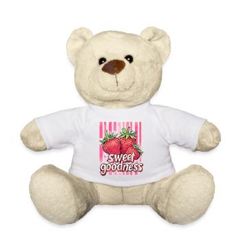 sweet goodness - erdbeere - Teddy - Weiß - Vorne