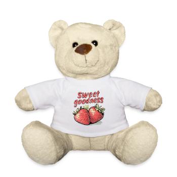 Erdbeere - sweet goodness - Teddy - Weiß - Vorne