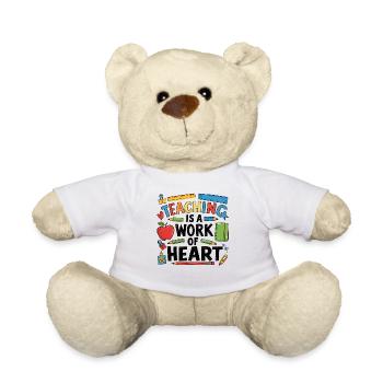 Das Herzstück des Unterrichts im Klassenzimmer - Teddy - Weiß - Vorne