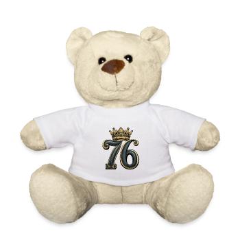 76 Zahl Krone - Teddy - Weiß - Vorne