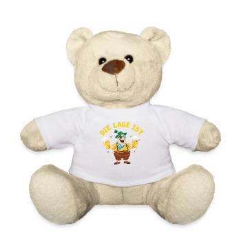 Bavarian Beer Friend Munich Mugs Lederhosen - Teddy Bear - white - Front