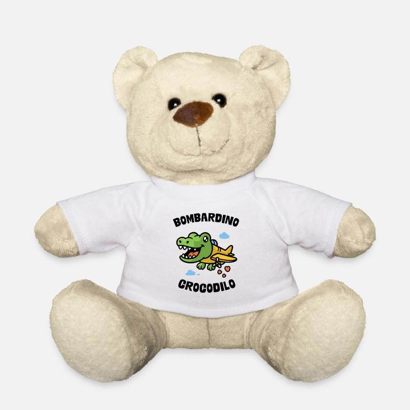 Bombardino crocodilo - Teddy Bear - white
