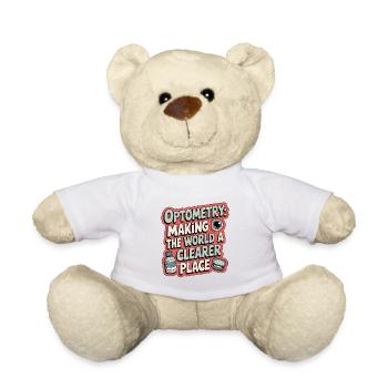 Optometry Making the World A Clearer Eye Doctor - Teddy - Weiß - Vorne