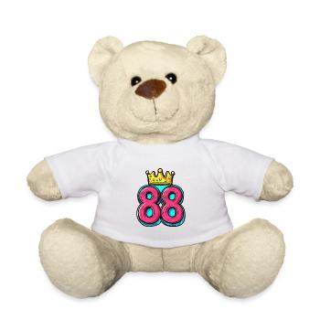 Couronne à 88 chiffres - Nounours - blanc - Devant