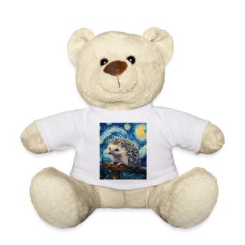 Igel Van Gogh Style Starry Night - Teddy - Weiß - Vorne