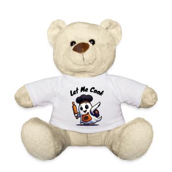 Let Me Cook – Kochender Halloween‑Geist Shirt - Teddy - Weiß - Vorne