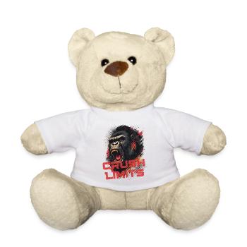 Crush Limits - Gorilla Motivation - Nounours - blanc - Devant