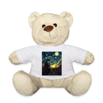 Ritter Van Gogh Style Starry Night - Teddy Bear - white - Front