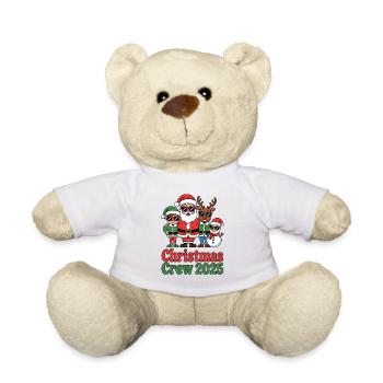 Weihnachts Crew 2025 - Teddy - Weiß - Vorne