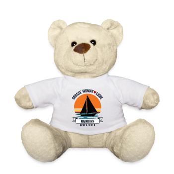 Niendorf Heimat Segler Ich Liebe Segeln Niendorfer - Teddy - Weiß - Vorne