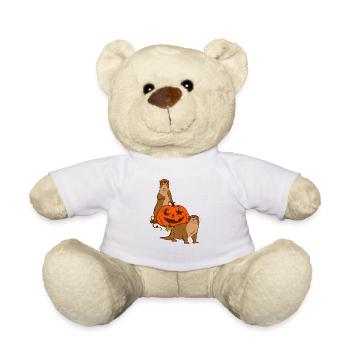 Seeotter Cartoon Halloween - Teddy - Weiß - Vorne