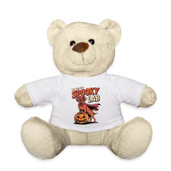 Spuk Foxred  Lab Halloween Hund - Teddy - Weiß - Vorne