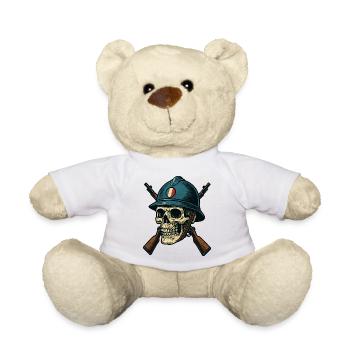 Frankreich - Poilu Helm - Teddy - Weiß - Vorne