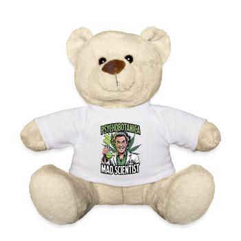 PsychoBotanica Mad Scientist - Teddy Bear - white - Front