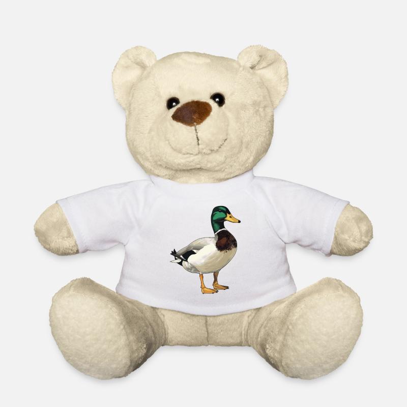 Enten Ente - Teddy - Weiß