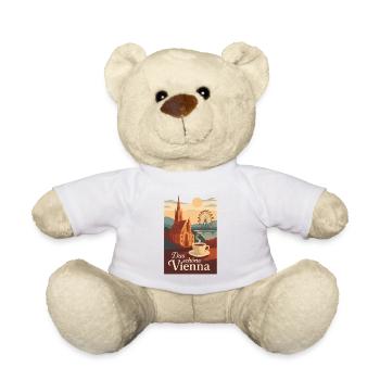Das schöne Wien Poster - Teddy - Weiß - Vorne