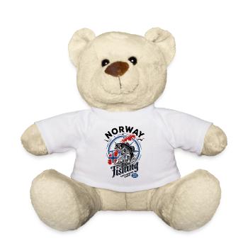 Norway Fishing Tour 2026 - Angler Geschenk - Teddy - Weiß - Vorne