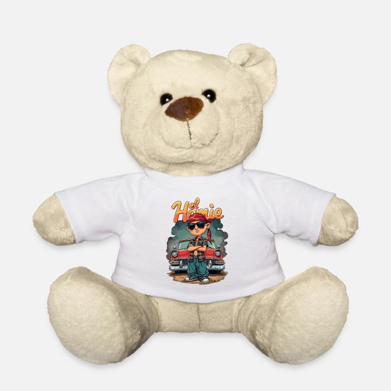 Biker Kid Oldtimer Vibe - Teddy - Weiß