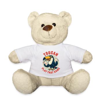 Toucan play that game - Teddy Bear - white - Front