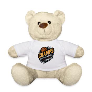 Basketball Champs Deutschland Basketballer  - Teddy - Weiß - Vorne