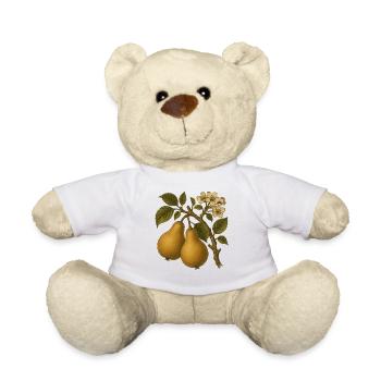 Illustration de poire botanique vintage - Nounours - blanc - Devant