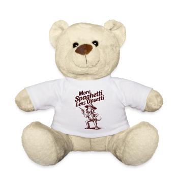 Plus de spaghettis, moins d’upsetti - Nounours - blanc - Devant