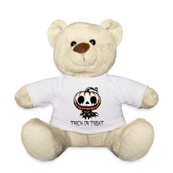 Der dunkle Kürbis - Teddy - Weiß - Vorne