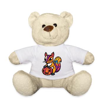 Eichhörnchen Halloween Zombie - Teddy - Weiß - Vorne