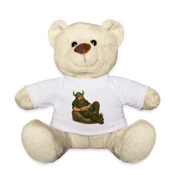 Vikingenruhe am Stein Chemise de nuit - Nounours - blanc - Devant