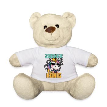 Unichorn zocker king - licorne - Nounours - blanc - Devant