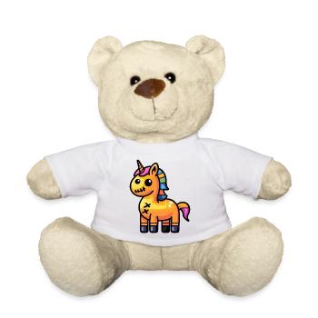 Einhorn Halloween Zombie - Teddy - Weiß - Vorne