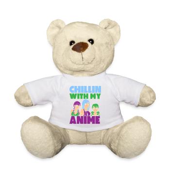 Anime Manga Otaku Kawaii Japan Cosplay Comic - Teddy - Weiß - Vorne
