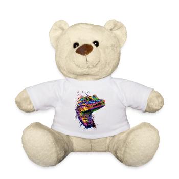Caiman Crocodile Alligator Reptiles Crocodile Caimans - Teddy Bear - white - Front