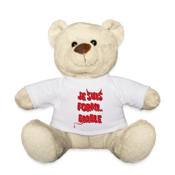 Je suis formidable Diable - Nounours - blanc - Devant