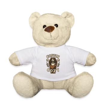 Sarg & gemütliche Kaffeelounge, Halloween - Teddy - Weiß - Vorne