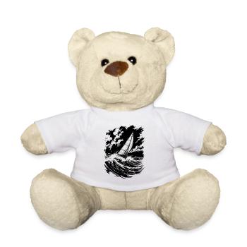 Energischer Segel Illustration Matrose - Teddy - Weiß - Vorne