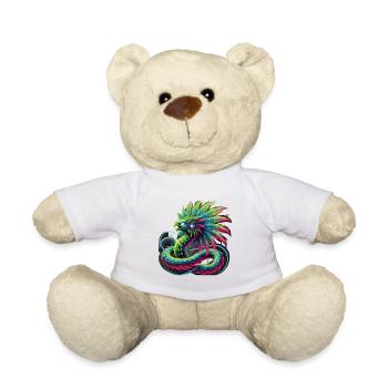 Azteken Drache - Teddy - Weiß - Vorne