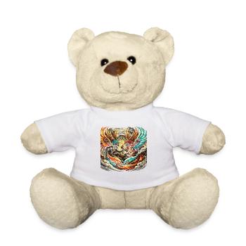 Phönixduell der Feuerflügel - Teddy - Weiß - Vorne