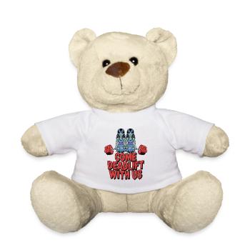 Zombie Gym: Deadlift with us - Teddy Bear - white - Front