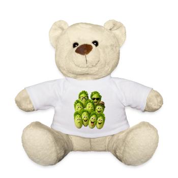 Troupe de laitue rieuse - Nounours - blanc - Devant