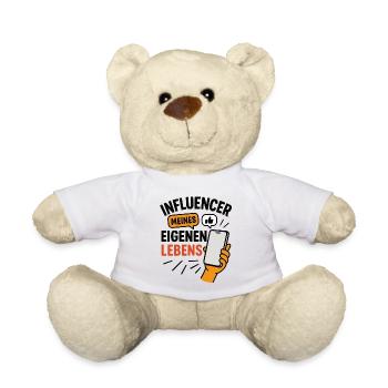 Influencer of my own life - Teddy Bear - white - Front