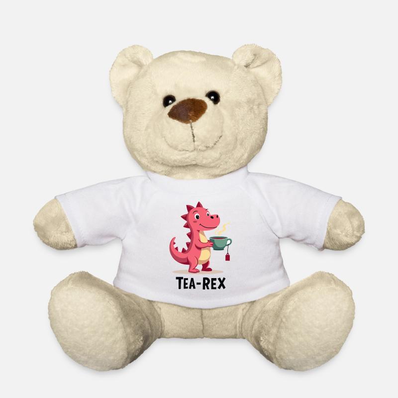 Tea-Rex Dino aime le thé - Nounours - blanc