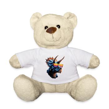 Triceratops Dinosaur Dinos Triceratops Dino - Teddy Bear - white - Front
